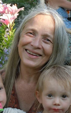 Jean Christen with her grandchildren Jean Christen with her grandchildren