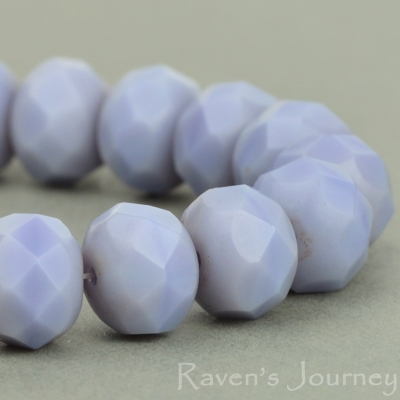 Rondelle (9x6mm) Blue Grey Opaque