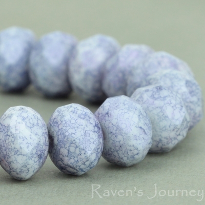Rondelle (9x6mm) Bluestone Finish
