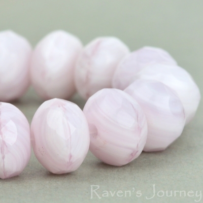 Rondelle (9x6mm) Lavender Mix Opaque Transparent-osx