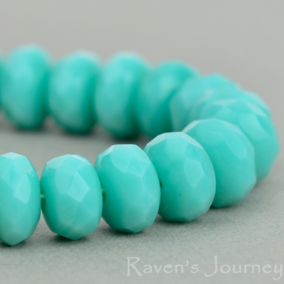 Rondelle (7x5mm) Turquoise Opaque