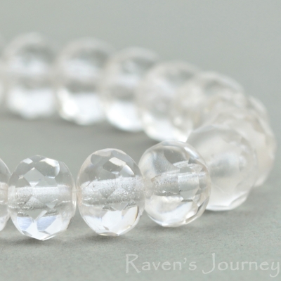 Rondelle (7x5mm) Crystal Transparent-osx