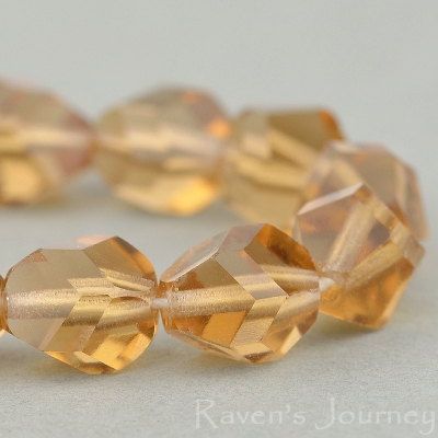Nugget Cut (8mm) Topaz Transparent