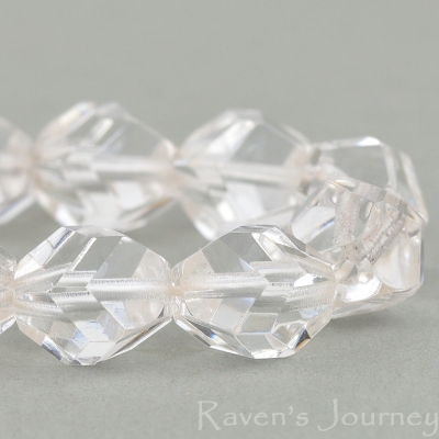 Nugget Cut (10mm) Crystal Transparent-osx
