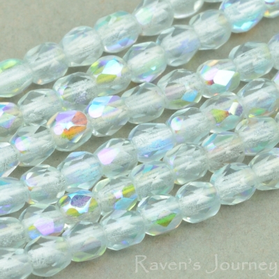 Round Faceted (3mm) Alexandrite Transparent with AB