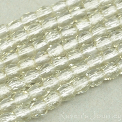 Round Faceted (3mm) Smokey Topaz Transparent