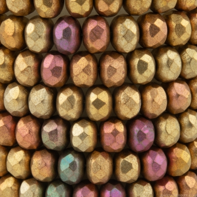 Rondelle (5x3mm) Sunrise Metallic Finish Mix