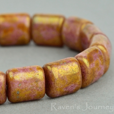 Barrel (8x8x6mm)  Goldstone Finish-osx
