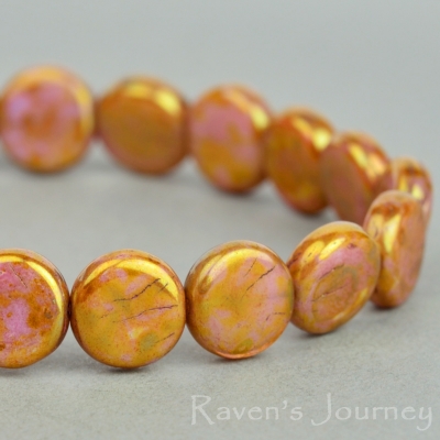 Coin (8mm) Goldstone Finish-osx