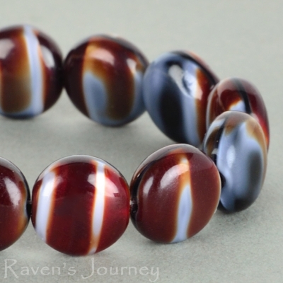Lentil (10mm) Red Tiger's Eye-osx