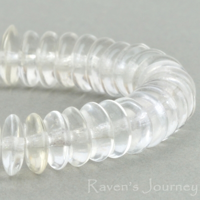 Disc Spacer (6mm) Crystal Transparent