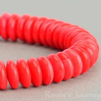 Disc Spacer (6mm) Orange Opaque