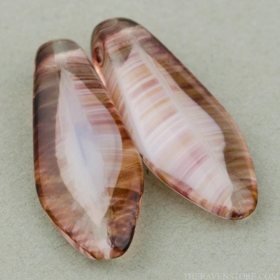 Large Dagger (17x7mm) Topaz Crystal White Mix Opaque Transparent-osx