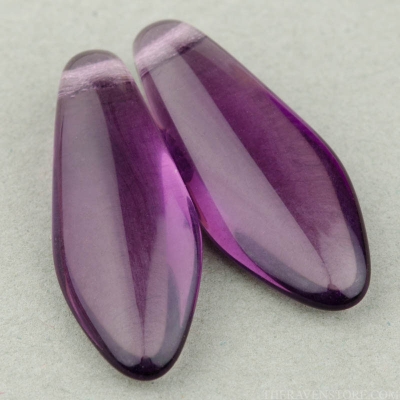 Large Dagger (17x7mm) Amethyst Transparent-osx