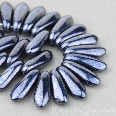 Small Dagger (10x4mm) Hematite Finish Opaque
