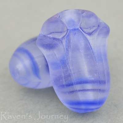 Tulip (12x8mm) Cobalt Blue Crystal Mix Transparent Matte-osx