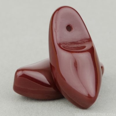 Dutch Clog (19x9mm) Red Opaque