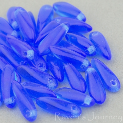 Small Dagger (10x4mm) Cobalt Blue Transparent-osx