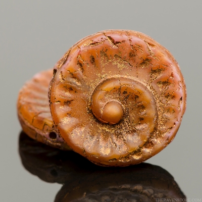 Fossil (18mm) Vintage Pink Silk with Dark Bronze Wash