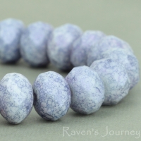 Rondelle (9x6mm) Bluestone Finish