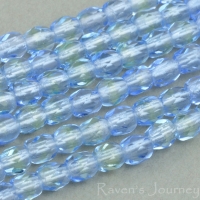 Round Faceted (3mm) Sapphire Blue Yellow Mix Transparent