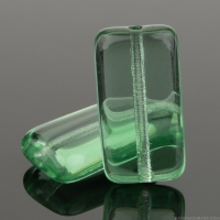 Rectangle (15x8mm) Tourmaline Green Transparent