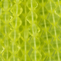 Bicone (10x10mm) Yellow Glow Vaseline Transparent
