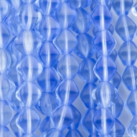Bicone (6X6mm) Sapphire Blue Transparent
