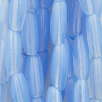 Oval Rice (9X4mm) Sapphire Blue Opaline