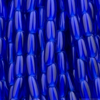 Oval (7X4mm) Deep Cobalt Blue Transparent