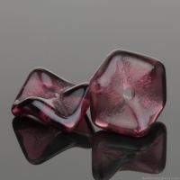 Zig-Zag Spacer (9X5mm) Amethyst Deep Purple Transparent