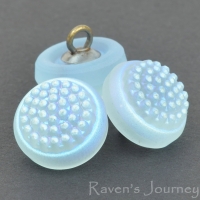 (12mm) Round Berry Button Alexandrite Matte with AB Finish